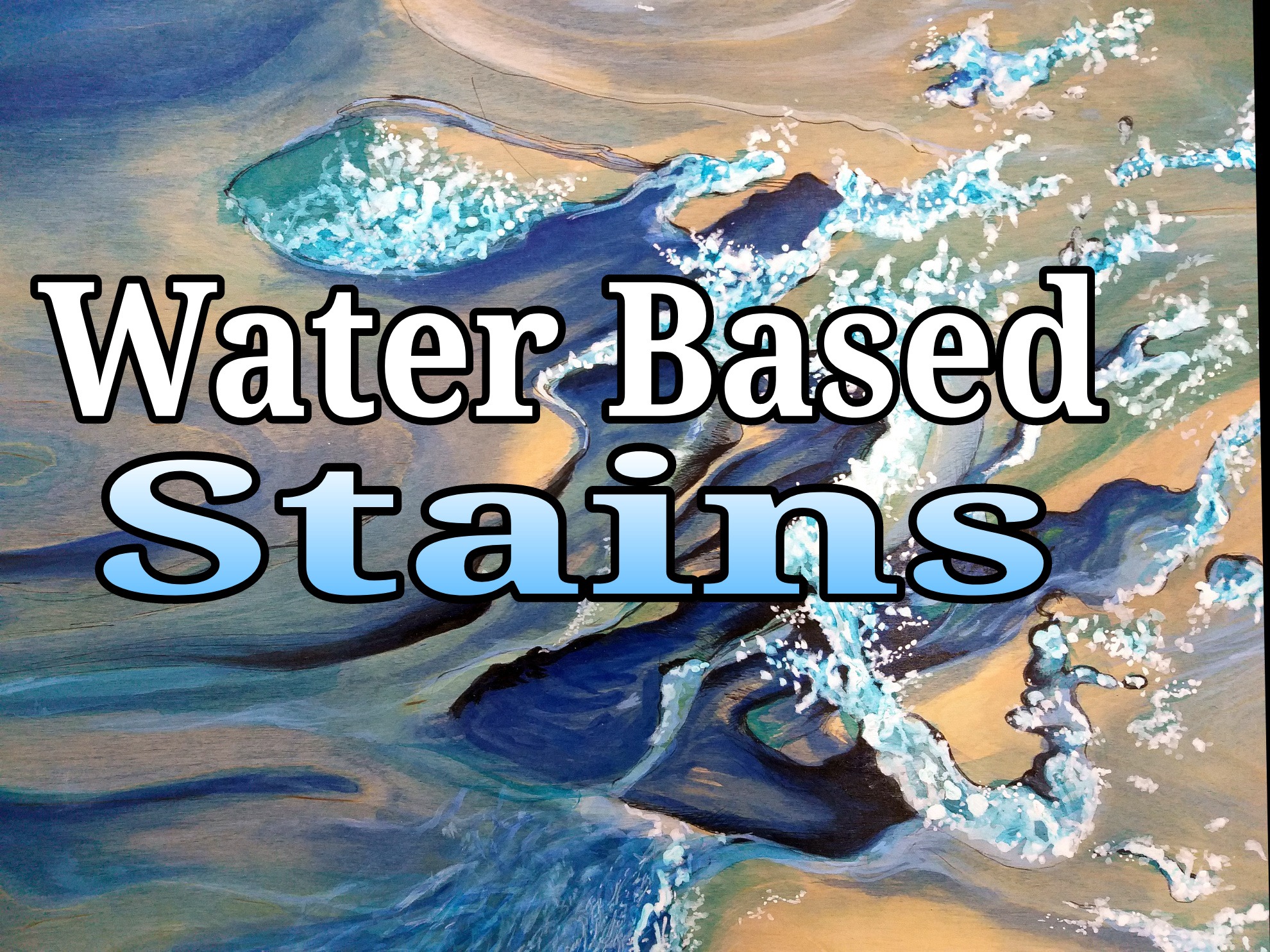 Water Based Stain Carving for everyone