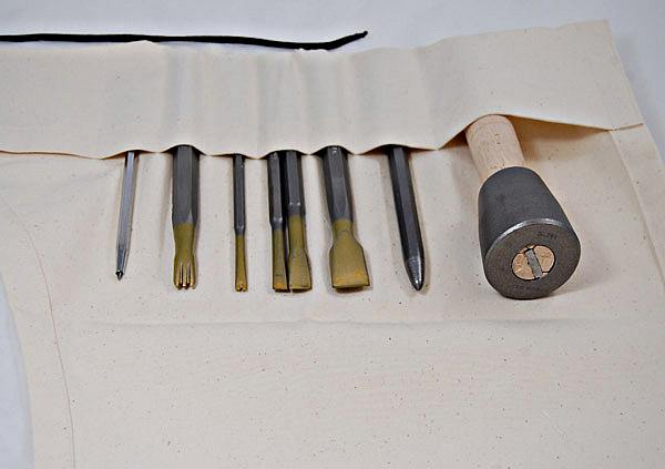 10pcs Tungsten Stone Carving Chisel Tool Set Stone Carving Tools, Other